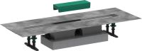 Водостічний жолоб з накладною панеллю Hansgrohe uBox universal сталь 56017180