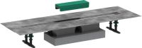 Водостічний жолоб з накладною панеллю Hansgrohe uBox universal сталь 56018180