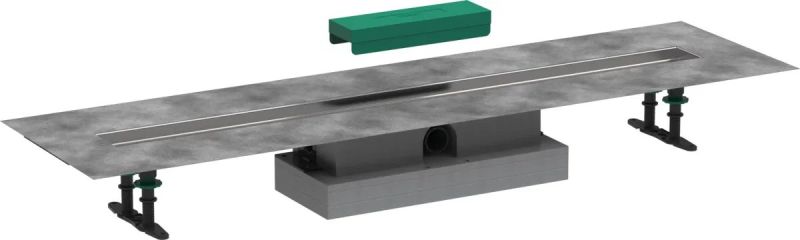 Водостічний жолоб з накладною панеллю Hansgrohe uBox universal сталь 56020180