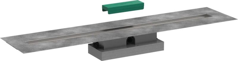 Водостічний жолоб з накладною панеллю Hansgrohe uBox universal сталь 56021180