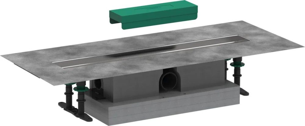Водостічний жолоб з накладною панеллю Hansgrohe uBox universal сталь 56022180