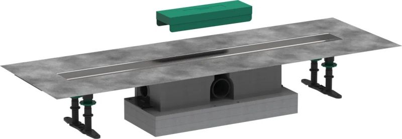Водостічний жолоб з накладною панеллю Hansgrohe uBox universal сталь 56024180
