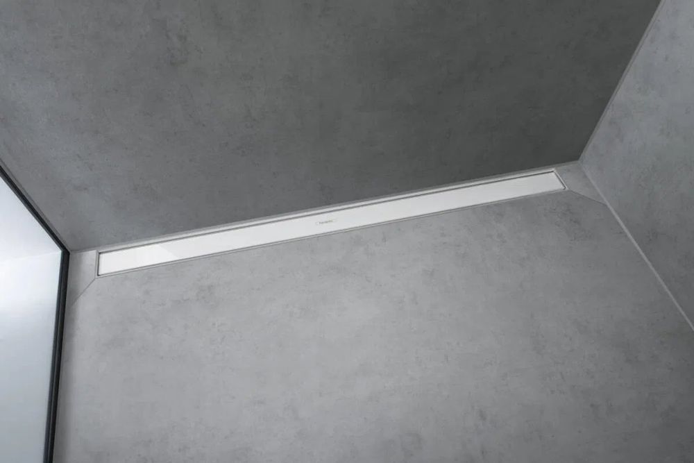 Решётка для трапа Hansgrohe RainDrain Match белый матовый 56040700