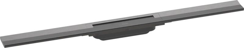 Решітка для трапа Hansgrohe RainDrain Flex чорний матовий хром 56044340