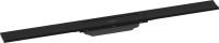 Решітка для трапа Hansgrohe RainDrain Flex чорний матовий 56044670