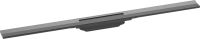 Решітка для трапа Hansgrohe RainDrain Flex чорний матовий хром 56045340