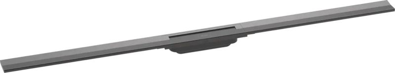 Решітка для трапа Hansgrohe RainDrain Flex чорний матовий хром 56047340