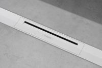 Решітка для трапа Hansgrohe RainDrain Flex чорний матовий 56053670