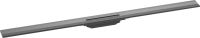 Решітка для трапа Hansgrohe RainDrain Flex чорний матовий хром 56054340