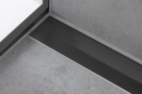 Решітка для трапа Hansgrohe RainDrain Flex чорний матовий хром 56054340