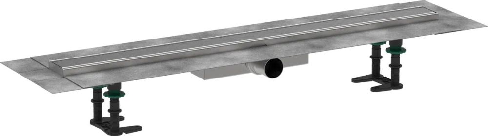 Водостічний жолоб з накладною панеллю Hansgrohe RainDrain Compact сталь 56166800
