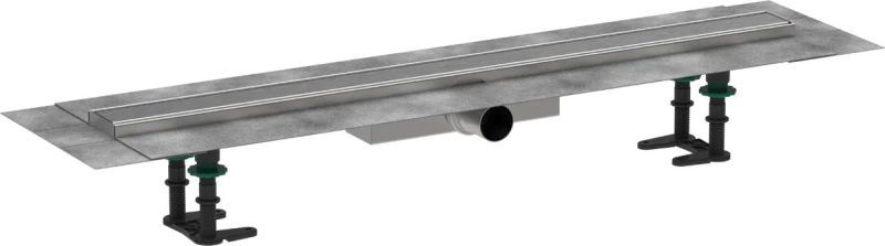 Водостічний жолоб з накладною панеллю Hansgrohe RainDrain Compact сталь 56166800