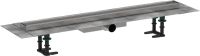 Водостічний жолоб з накладною панеллю Hansgrohe RainDrain Compact сталь 56167000