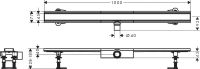 Водостічний жолоб з накладною панеллю Hansgrohe RainDrain Allround сталь 56170800