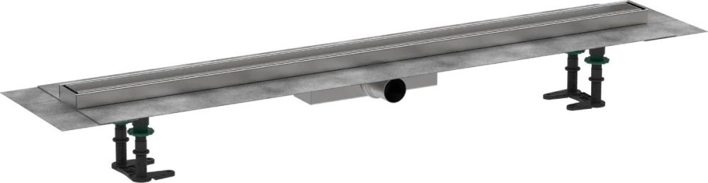 Водосточный желоб с накладной панелью Hansgrohe RainDrain Compact сталь 56171000