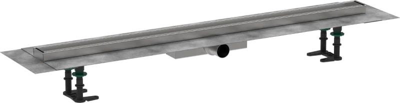 Водостічний жолоб з накладною панеллю Hansgrohe RainDrain Compact сталь 56171000