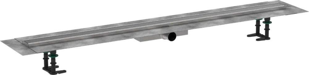 Водостічний жолоб з накладною панеллю Hansgrohe RainDrain Allround сталь 56172800