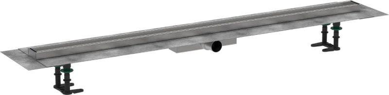 Водостічний жолоб з накладною панеллю Hansgrohe RainDrain Compact сталь 56173000