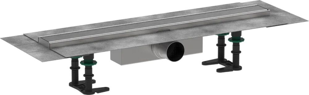 Водосточный желоб с накладной панелью Hansgrohe RainDrain Compact сталь 56174800