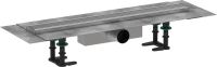 Водосточный желоб с накладной панелью Hansgrohe RainDrain Compact сталь 56174800