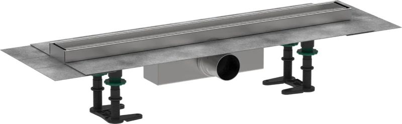 Водостічний жолоб з накладною панеллю Hansgrohe RainDrain Compact сталь 56175000