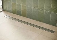 Водостічний жолоб з накладною панеллю Hansgrohe RainDrain Compact сталь 56175000