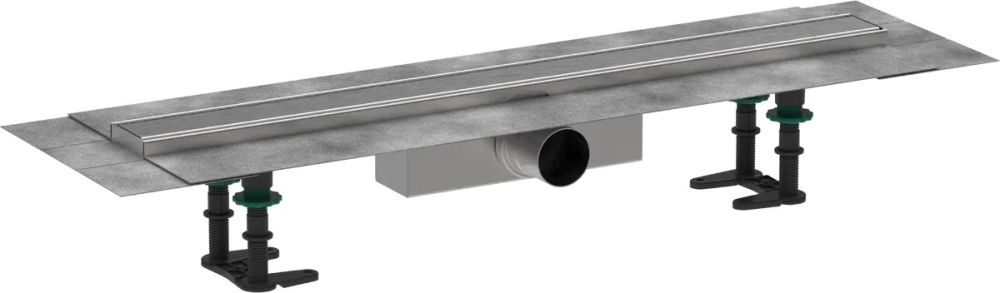 Водосточный желоб с накладной панелью Hansgrohe RainDrain Compact сталь 56176800