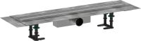 Водосточный желоб с накладной панелью Hansgrohe RainDrain Compact сталь 56176800