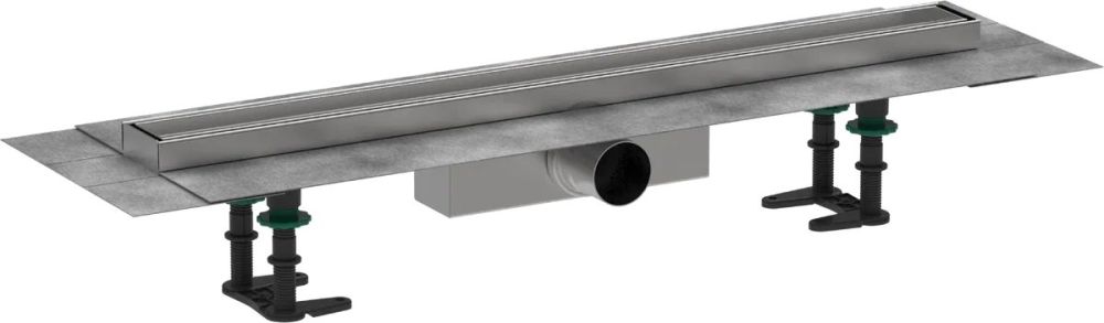 Водостічний жолоб з накладною панеллю Hansgrohe RainDrain Compact сталь 56177000