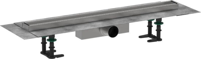 Водостічний жолоб з накладною панеллю Hansgrohe RainDrain Compact сталь 56177000