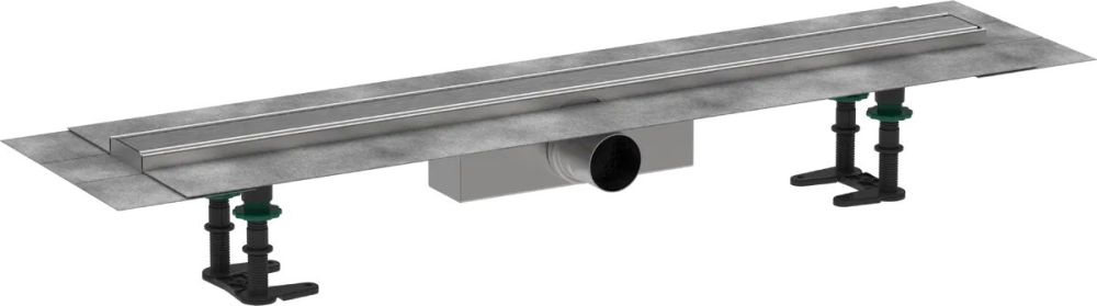 Водостічний жолоб з накладною панеллю Hansgrohe RainDrain Compact сталь 56178800