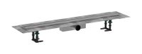 Водостічний жолоб з накладною панеллю Hansgrohe RainDrain Compact сталь 56180800