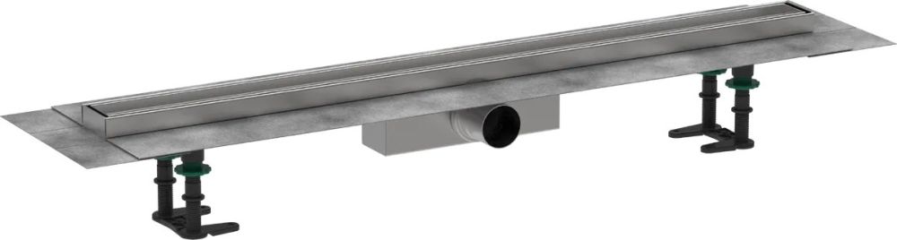 Водосточный желоб с накладной панелью Hansgrohe RainDrain Compact сталь 56181000