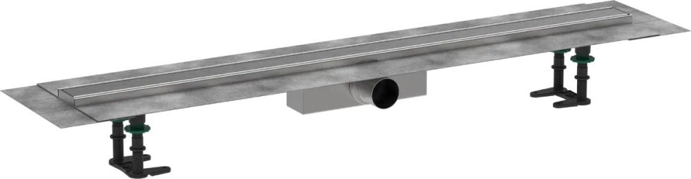 Водостічний жолоб з накладною панеллю Hansgrohe RainDrain Compact сталь 56182800