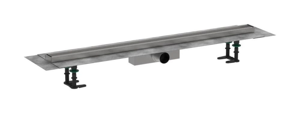 Водосточный желоб с накладной панелью Hansgrohe RainDrain Compact сталь 56183000