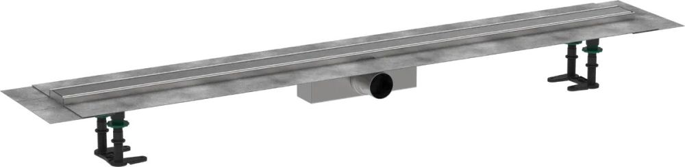 Водосточный желоб с накладной панелью Hansgrohe RainDrain Compact сталь 56184800