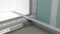 Водостічний жолоб з накладною панеллю Hansgrohe RainDrain Allround сталь 56186800