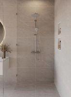 Водостічний жолоб з накладною панеллю Hansgrohe RainDrain Allround сталь 56188800
