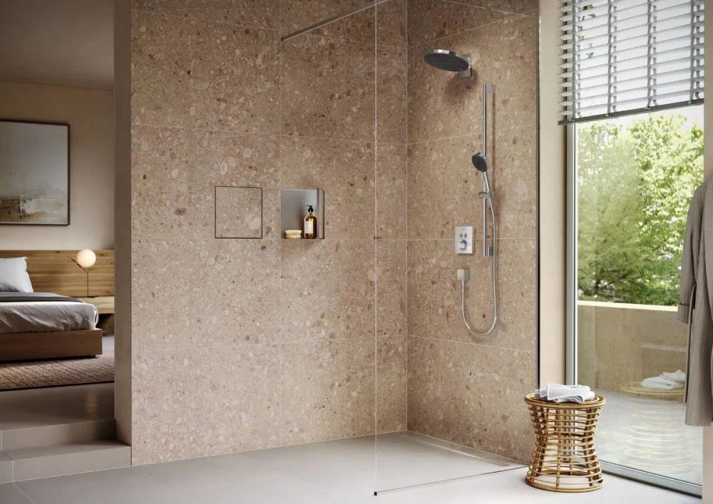 Решітка для трапа Hansgrohe RainDrain Original сталь 56198800