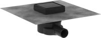 Трап для душу Hansgrohe RainDrain Point чорний матовий 56247670 з решіткою