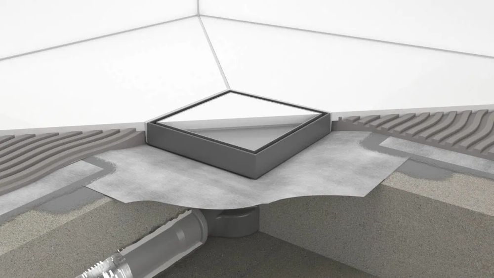 Трап для душу Hansgrohe RainDrain Point чорний матовий 56247670 з решіткою