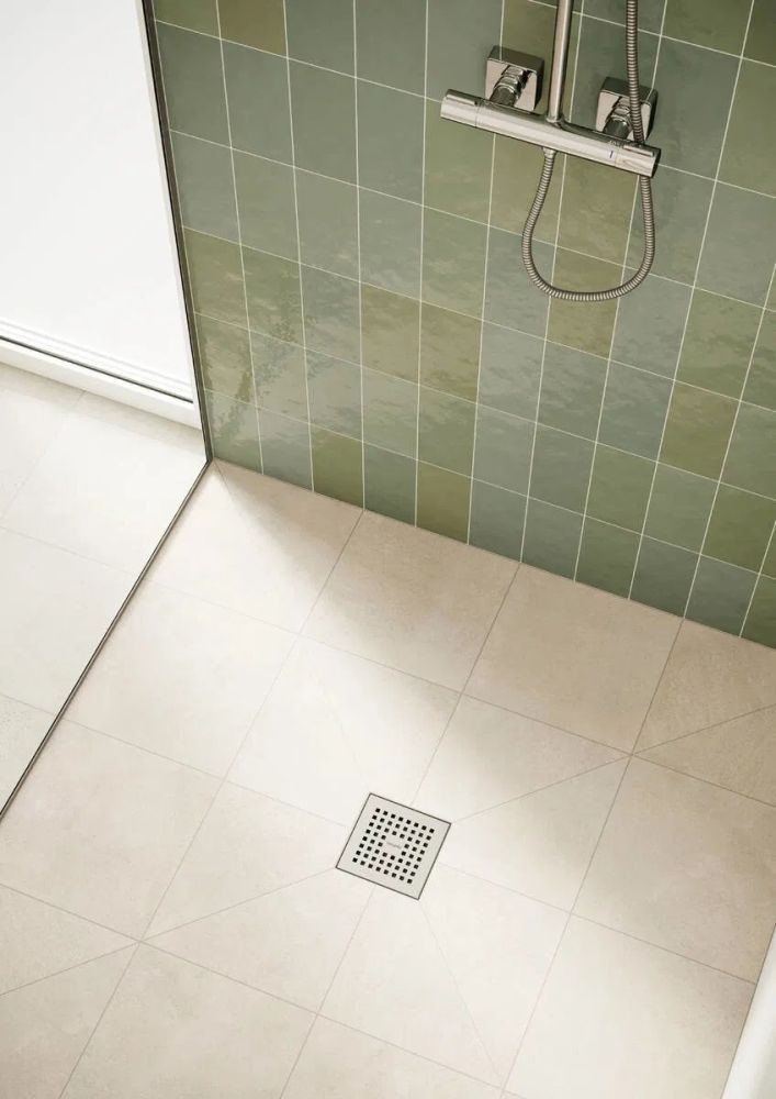 Трап для душу Hansgrohe RainDrain Point сталь 56248800 з решіткою