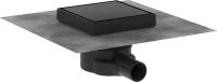 Трап для душу Hansgrohe RainDrain Point чорний матовий 56249670 з решіткою