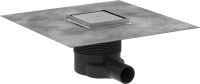 Трап для душу Hansgrohe RainDrain Brilliance сталь 56250800 з решіткою