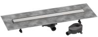 Водостічний жолоб з накладною панеллю Hansgrohe RainDrain Go сталь 56273800