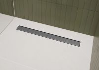 Водостічний жолоб з накладною панеллю Hansgrohe RainDrain Go сталь 56275800