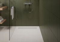 Водостічний жолоб з накладною панеллю Hansgrohe RainDrain Go сталь 56275800