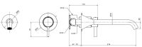 Змішувач для раковини Bugnatese Orion хром ORICR5645