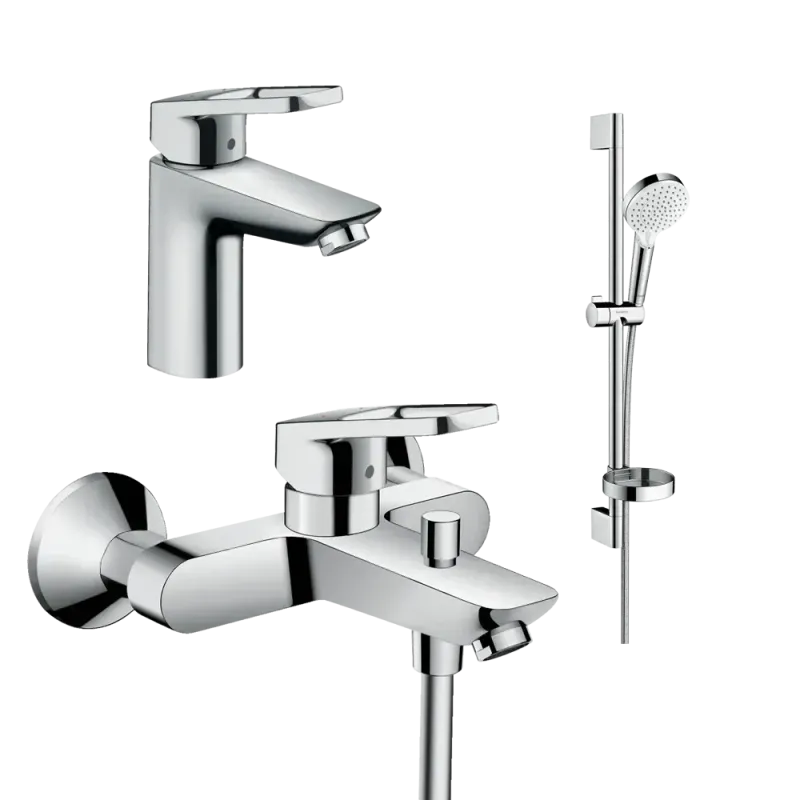 Набір змішувачів Hansgrohe Logis Loop 3 в 1 хром 1062019