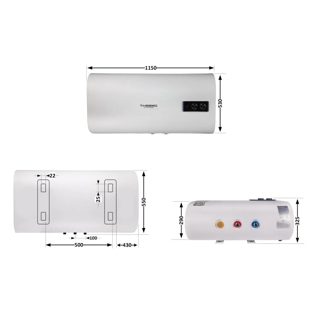 Водонагрівач накопичувальний Thermo Alliance DT 100 л DT100H20GPD